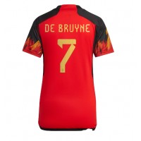 Zenski Nogometni Dres Belgija Kevin De Bruyne #7 Domaci SP 2022 Kratak Rukav